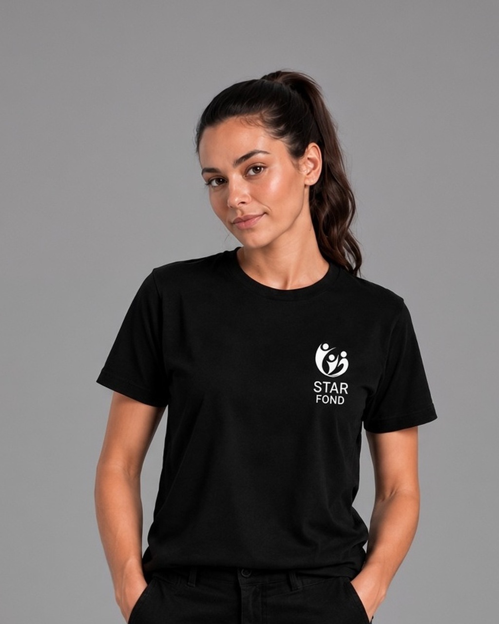 Tee Icon Black